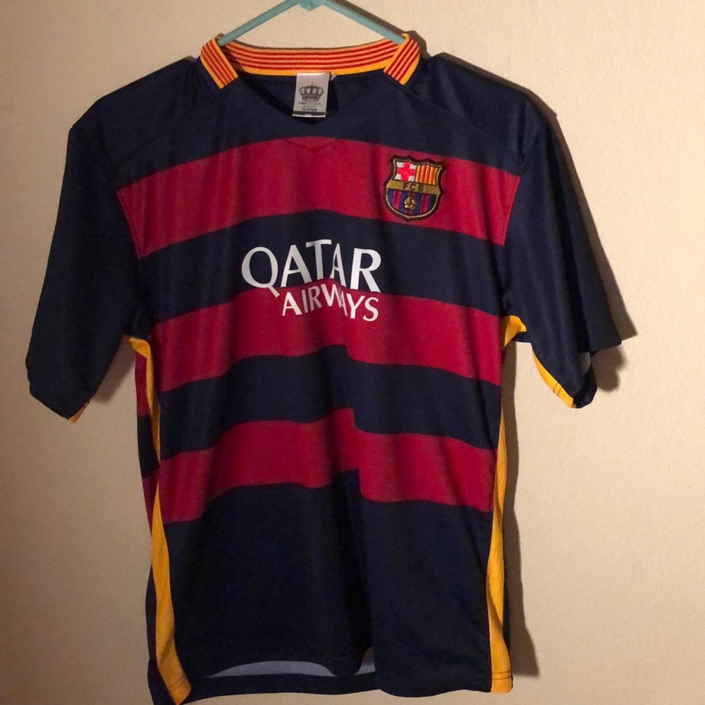 Barcelona jersey with Neymar name